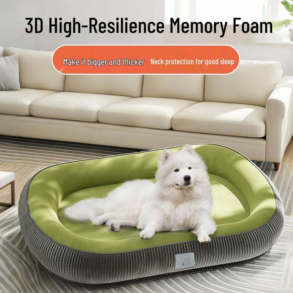 Four Seasons Pet Nest: Removable, Washable Dog & Cat Bed with Cushion, Ideal for Winter Warmth