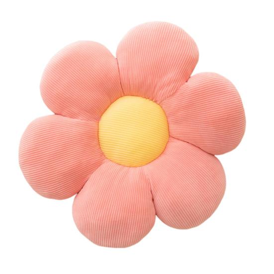 Flower Shaped Pillow Elastic 3 Colors Available 6/8 Petals PP Cotton Filling Supportive Throw Pillow for Bedroom Living Room Office