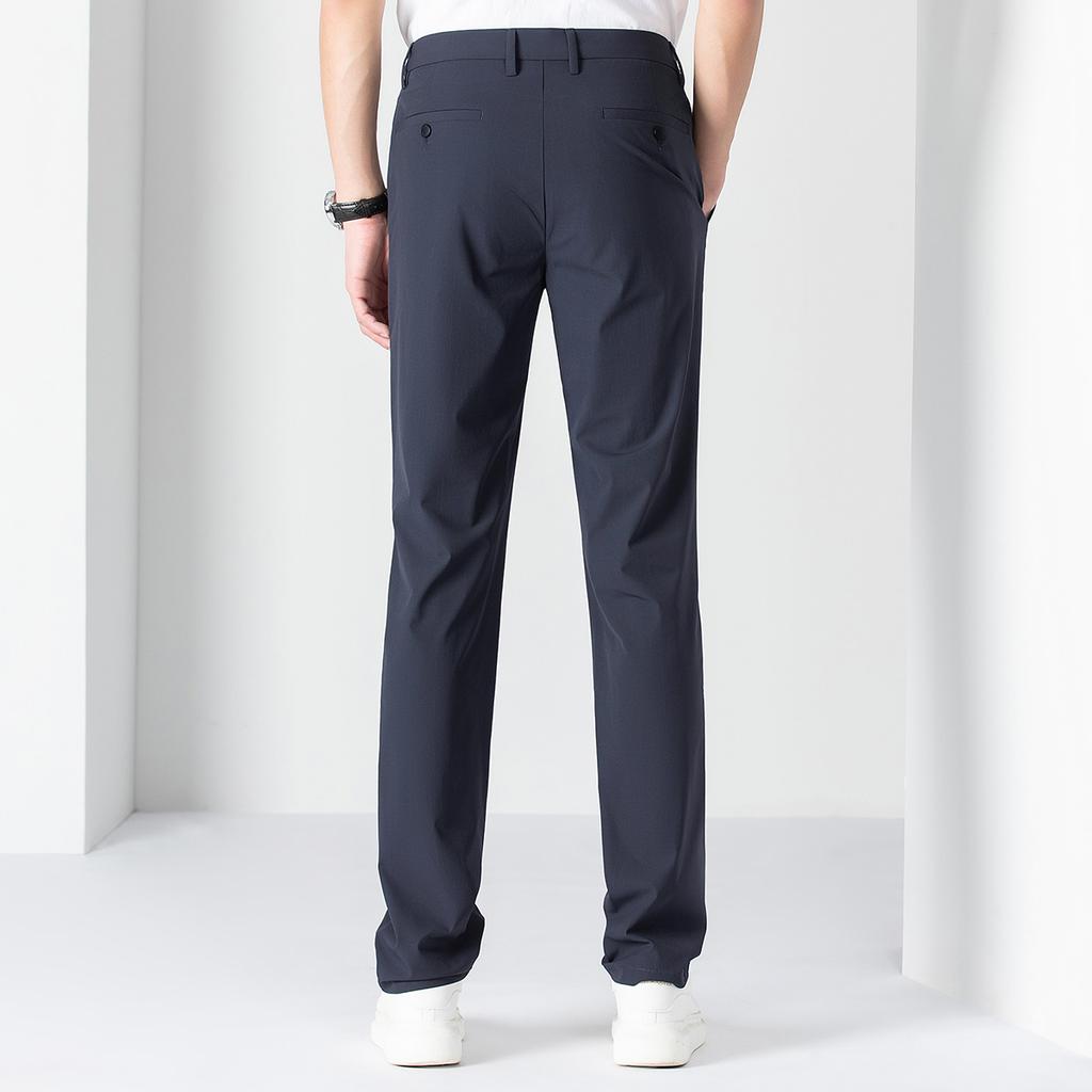 Summer Lightweight and High Elasticity Casual Pants for Men, Comfortable and Breathable Long Pants for Men