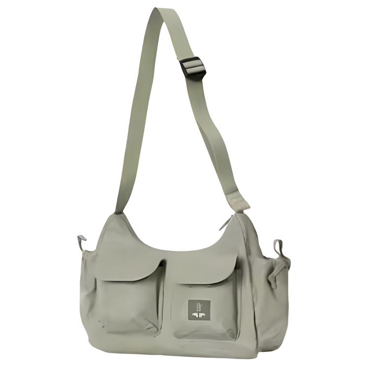 New MLB Polyamide Crossbody Bag, Shoulder Bag Unisex Green 3ABQB035N-43KAP