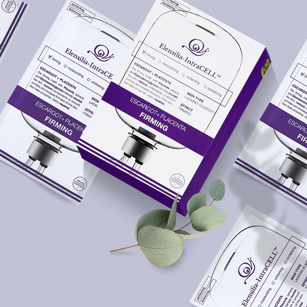 ELENSILIA Intracell Escargot + Placenta Firming Mask 25ml*10EA