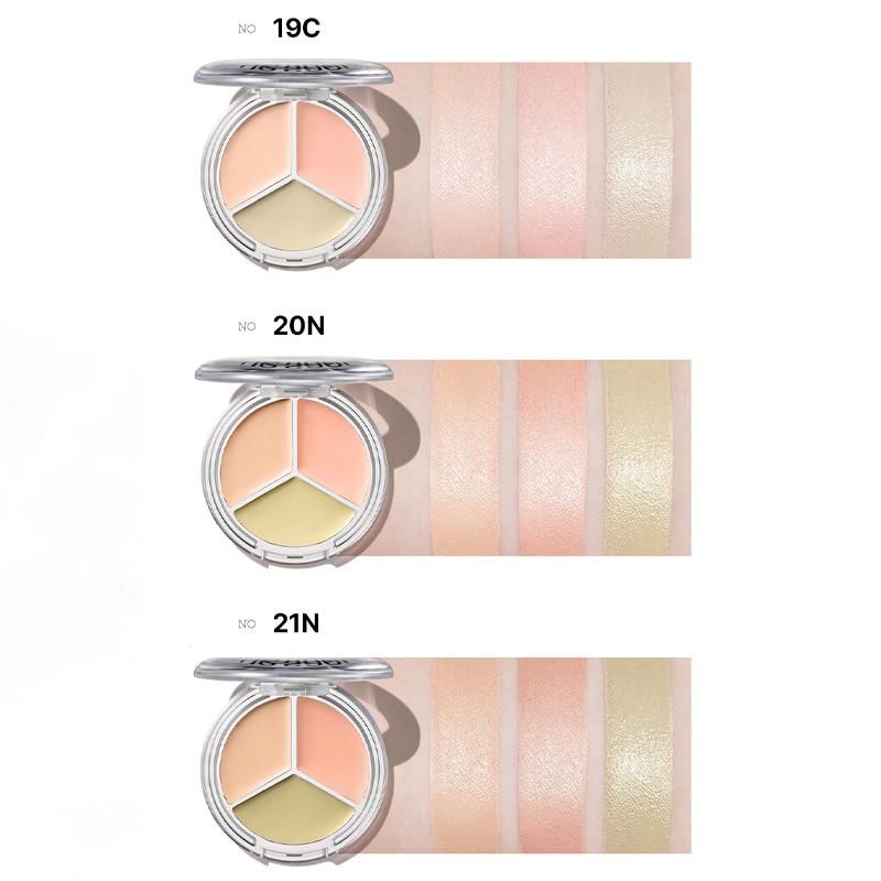 The Saem Cover Perfection Triple Pot Concealer Glow 2g