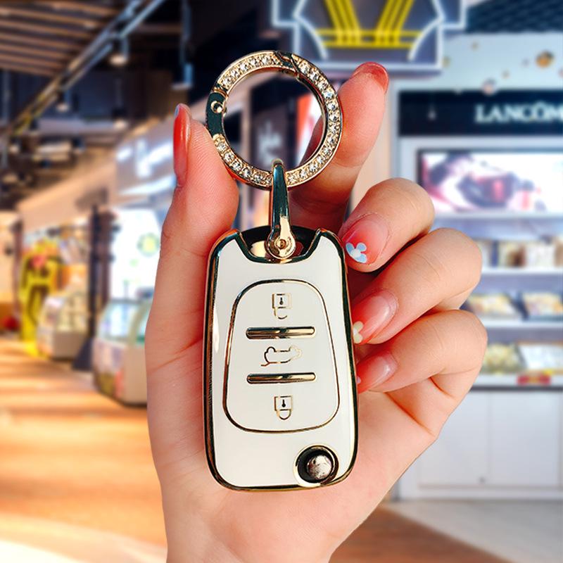 TPU Key Cover for Hyundai Sonata 8/Elantra - Premium Car Key Protection