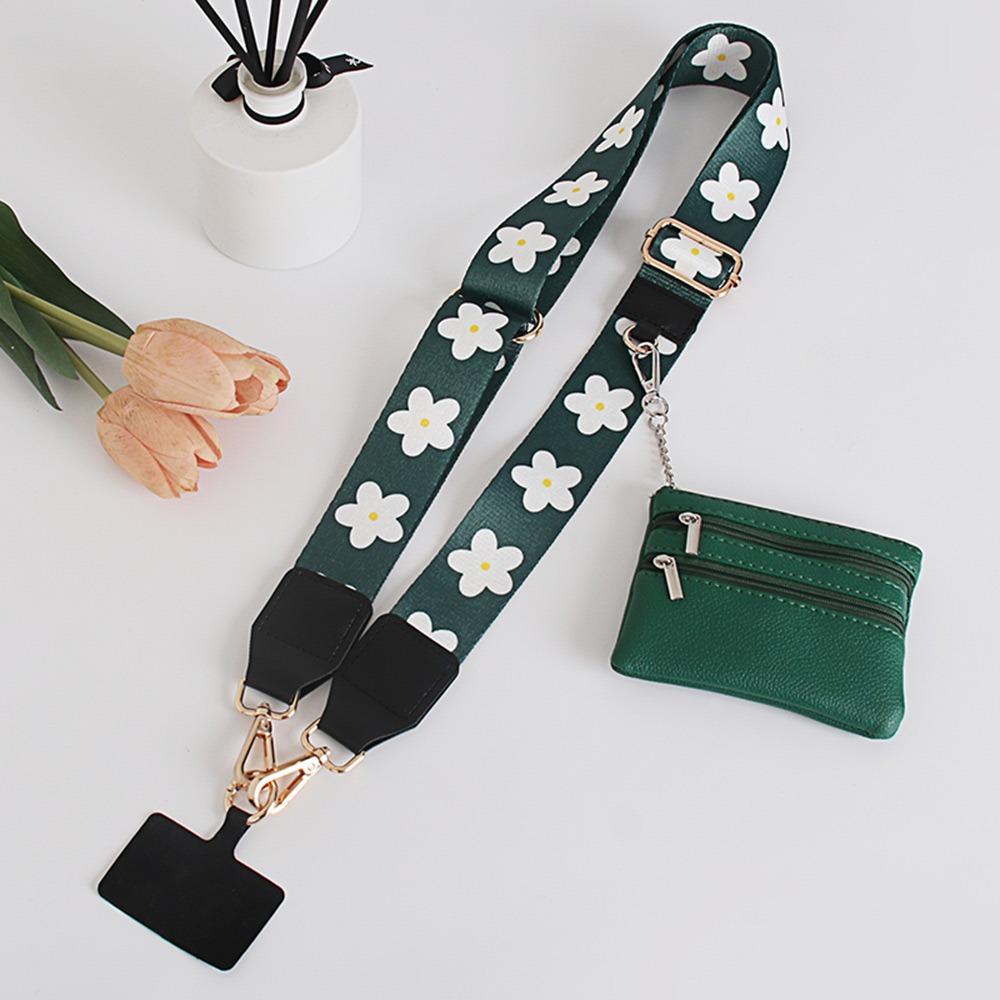 Adjustable Phone Strap Anti Loss Clip and Go Strap Multifunction Phone Lanyard for Woman