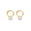 Charmy 18K, Silver 925 Mini Pearl Earrings