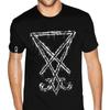 Custom T Shirt Printing Sigil Of Lucifer Tshirt Men's England Style Tshirts Men Premium Cotton O Neck Tee Shirt