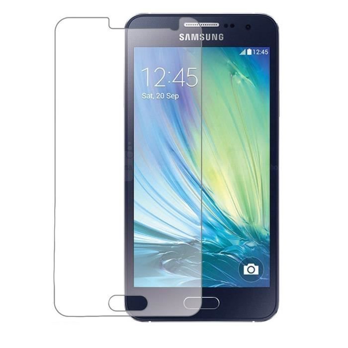 Tempered Glass for SAMSUNG GALAXY A5 2015 A500 - Ultra Resistant Screen Protector Film [Phonillico®]