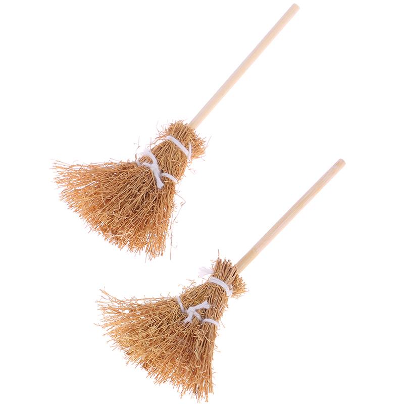 1/12 Puppenhausmöbel Miniatur Besen Küche Hof Zubehör Rollenspiel Spielzeug