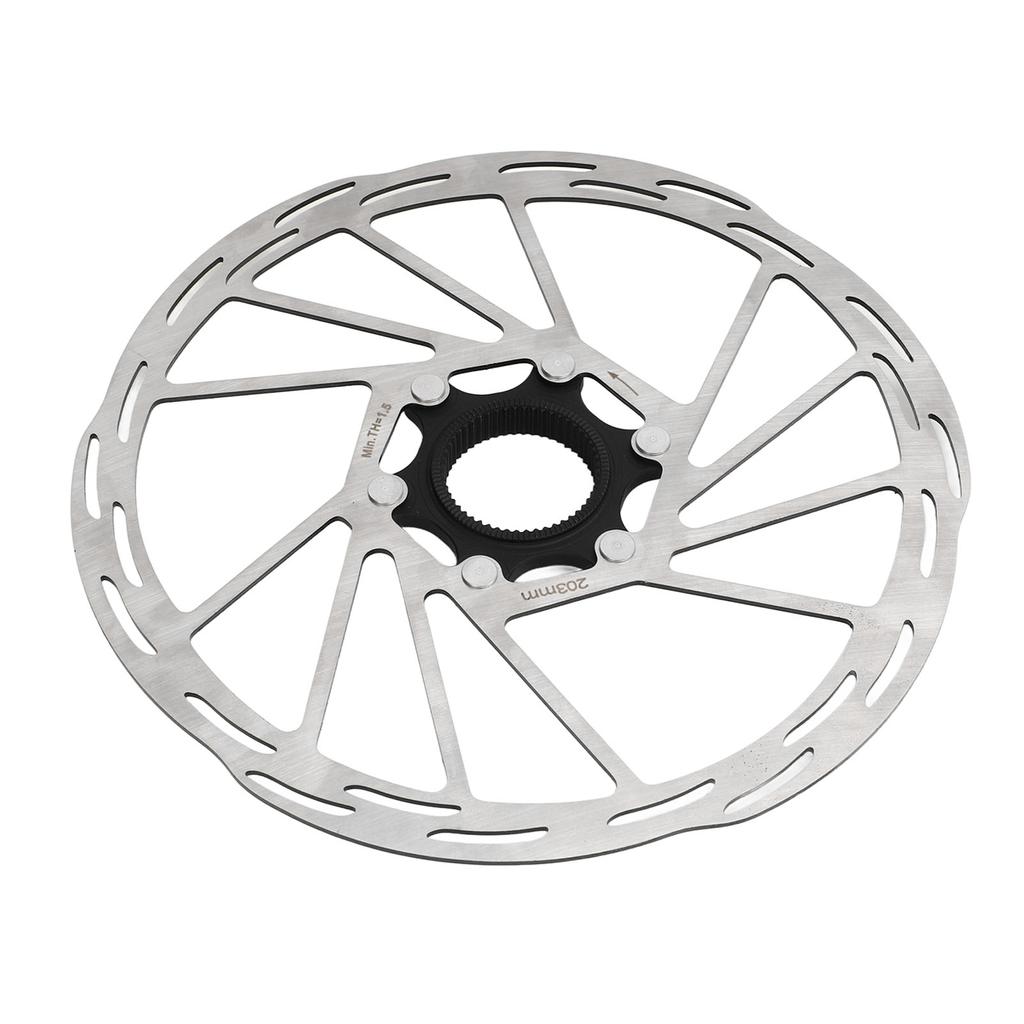 Bike Disc Brake Rotor 203mm Durable Rustproof Metal Hollowed Design 203mm Disc Brake Rotor Mountain Bike