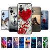 For Huawei Nova 11 Case Cute Heart Flower Painted Cover Silicone Phone Case For Huawei Nova 11i Nova11 Pro Nova 11 Ultra Bumper