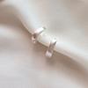 Women's Daily Matte Mini Toto Ring Earrings