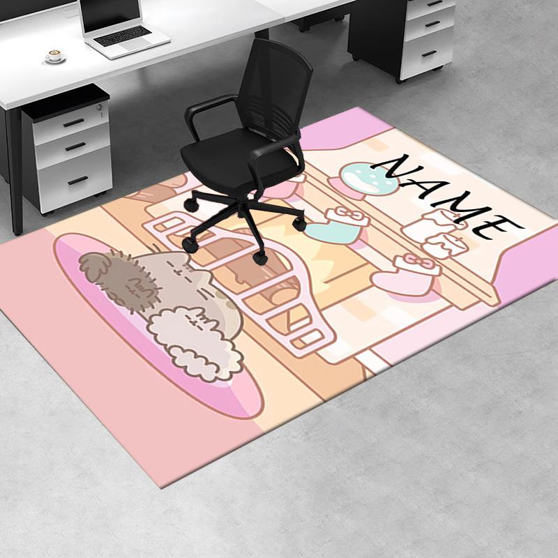 Christmas, Cozy, Cats Office Carpet Soft Polyester Entrance Carpet Washable Non Slip Machine Washabl