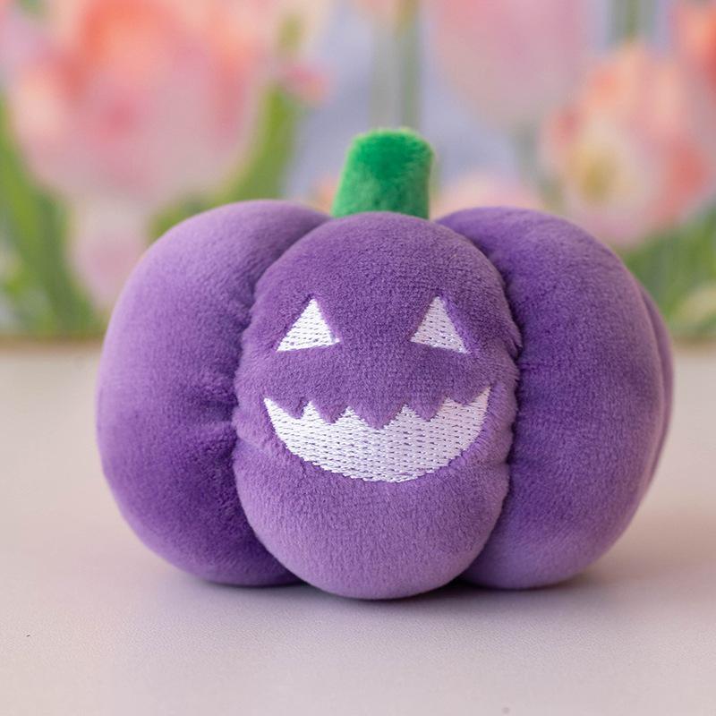 Halloween Luminous Pumpkin Plush Doll and Pendant Ornament for Kids