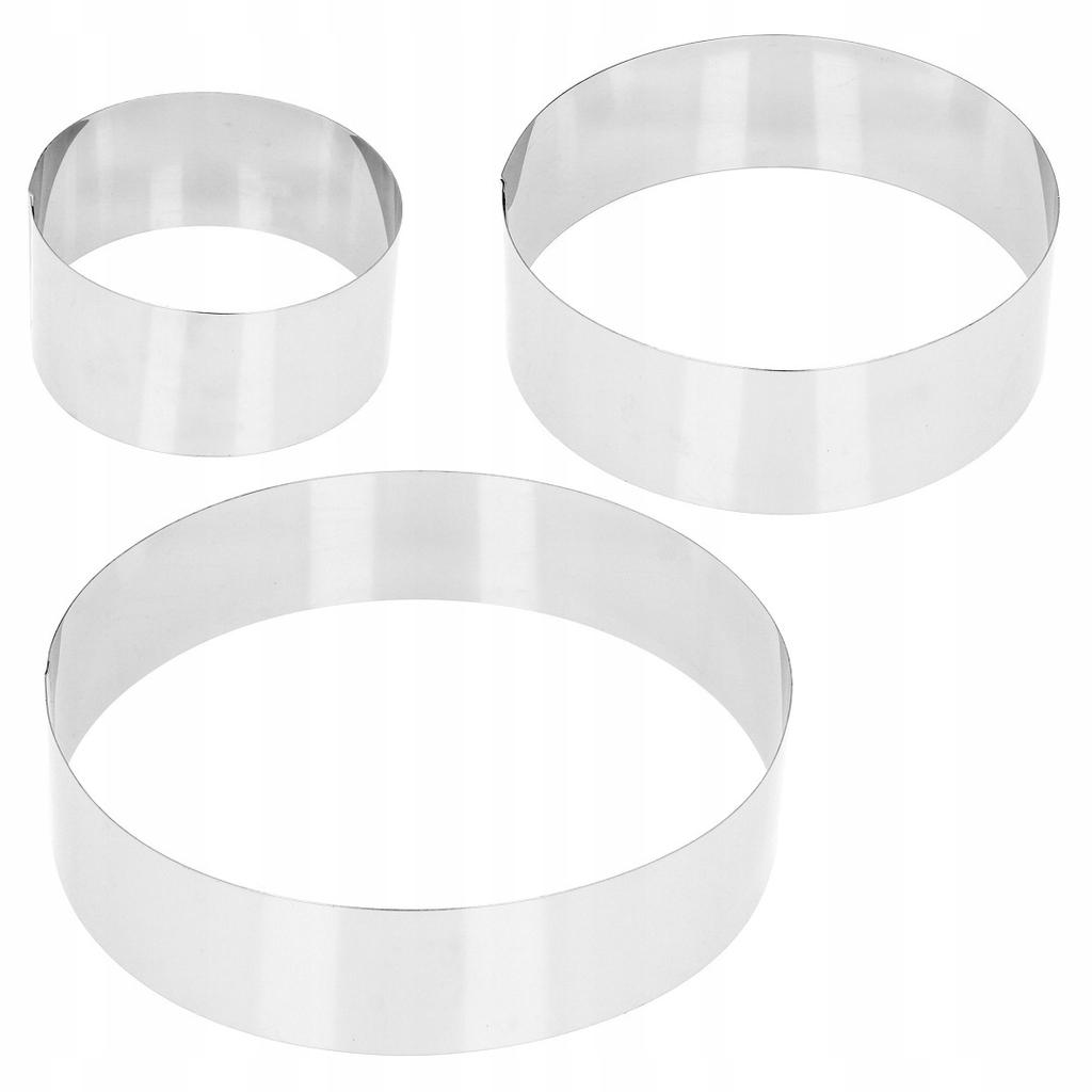 Round Edges Set of 3 Cake Forms