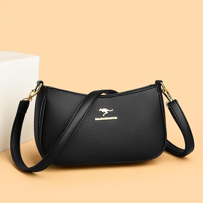 Women's Retro Shoulder Bag, Simple Crossbody Bag, Solid Color Shoulder Bag Suitable for Daily Use, Commuting, and Shopping