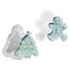 4 Pcs Christmas Tree Candle Mould Silicone Molds Ornament Molds Castings Molds Handmade Plasters Molds Craft Supplies