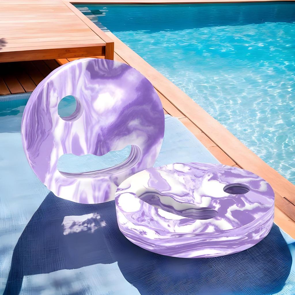 2 Stück Aquafitness-Scheiben aus EVA-Schaumstoff, Aerobic-Trainingsscheiben, schwimmfähig, widerstandsfähig, Trainingshilfe für Männer, Jugendliche, Mädchen und Jungen