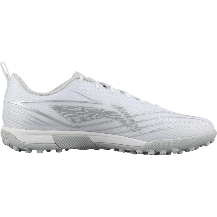 Li Ning Shadow 3.5 Comfortable TF (Rubber Studs) Artificial Turf Non-Slip Durable Soccer Shoes Men Soccer Shoes Silver YSTV0114
