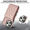 Crossbody Lanyard Wallet with Card Holder Kickstand Phone Case for iPhone 16 15 Pro Max Plus Shockproof Protective Cover