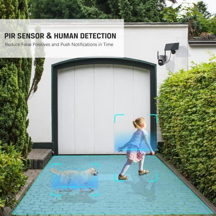 Caméra De Sécurité - XEGA - Solaire - 2MP - Vision Nocturne - Détection Humaine