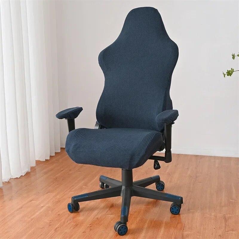 Polar Fleece Gaming Chair Cover Elastic Office Chair Cover Anti-Dirty Spandex Computer Armchair Seat Slipcovers Housse De Chaise