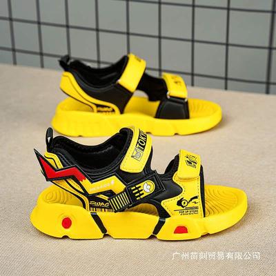 Kindersandalen offene Zehen Beach Schuhe Cartoon Kinder Pikachu Sandalen weiche Sohle rutschfest Großhandel ein Stück