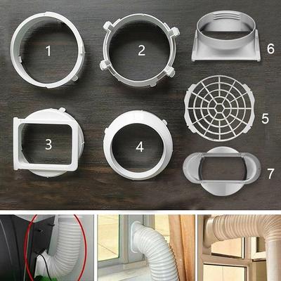 Adaptateur de tuyau d'échappement pour climatiseur Portable, coupleur de tuyau d'échappement, adaptateur de fenêtre, connecteur de Tube, accessoires de climatisation