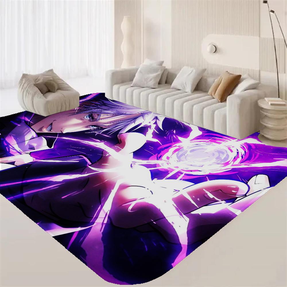 Jujutsu Kaisen Hot Anime Gojo Satoru Raummatten Günstiger Rutschfest Modernes Wohnzimmer Balkon Bedruckter Willkommensteppich