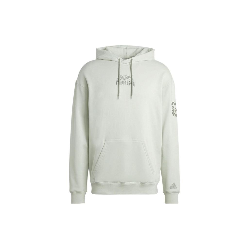 Adidas Sweatshirts Men's Light Green Hooded Moderate Regular HT8830