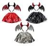Five Dolls Halloween Bat Headband With Funny Animal Wings And Devil Skirt Costume