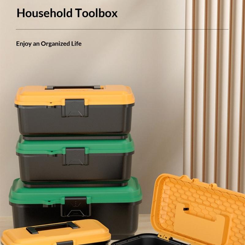 Hardware Tool Box Home Multifunctional Large Capacity Thickened Maintenance Tool Storage Carrying Case Maintenance