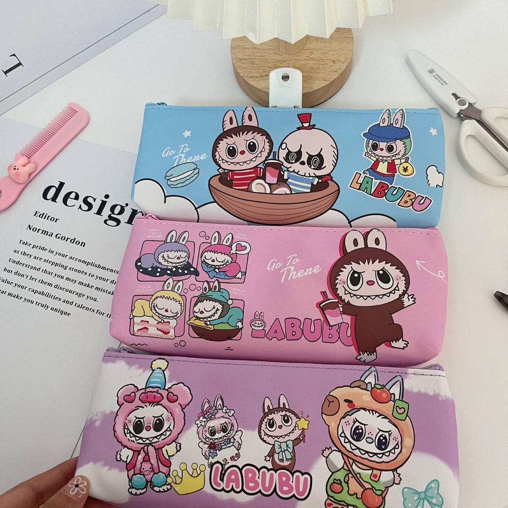 Cute Milk Huhu Pencil Bag Cartoon Large-capacity Student Stationery Bag High Value Niche Pencil Case