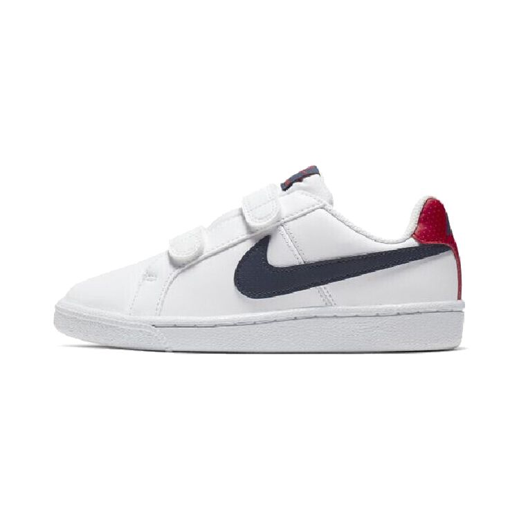 Nike Court Royale Low Top Sneakers Kids Sneakers White Blue Red 833536-107