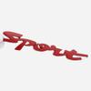 Auto Metal SPORT Premium Car Side Fender Rear Trunk Emblem Badge Decal Car Sticker 3D