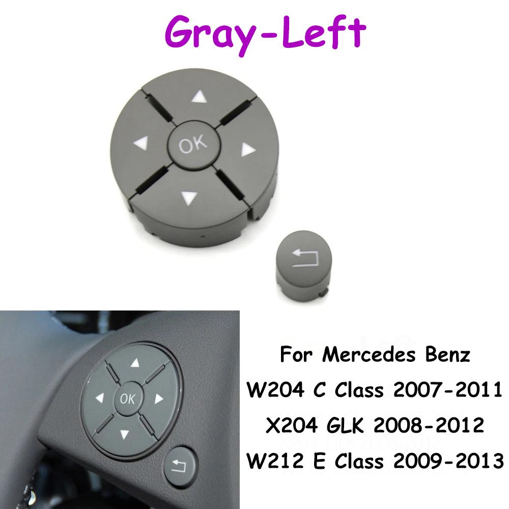 Car Multi-function Steering Wheel Switch Control Buttons For Mercedes Benz C E GLK Class W204 X204 W207 W212
