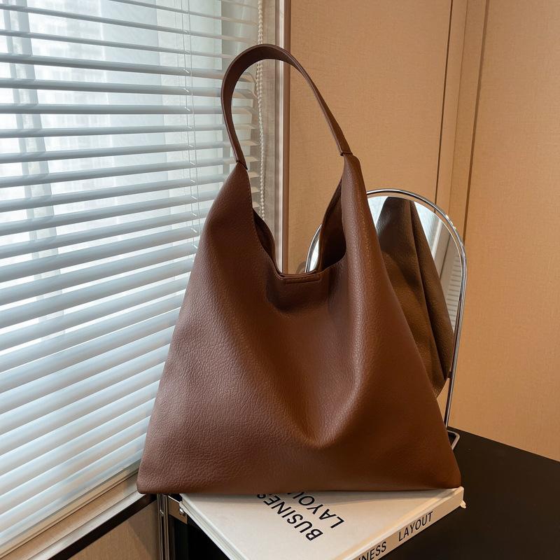 Lazy Wind Bag Women's Large-capacity New Autumn and Winter Versatile Simple Shoulder Bag Commuter Tote Bag