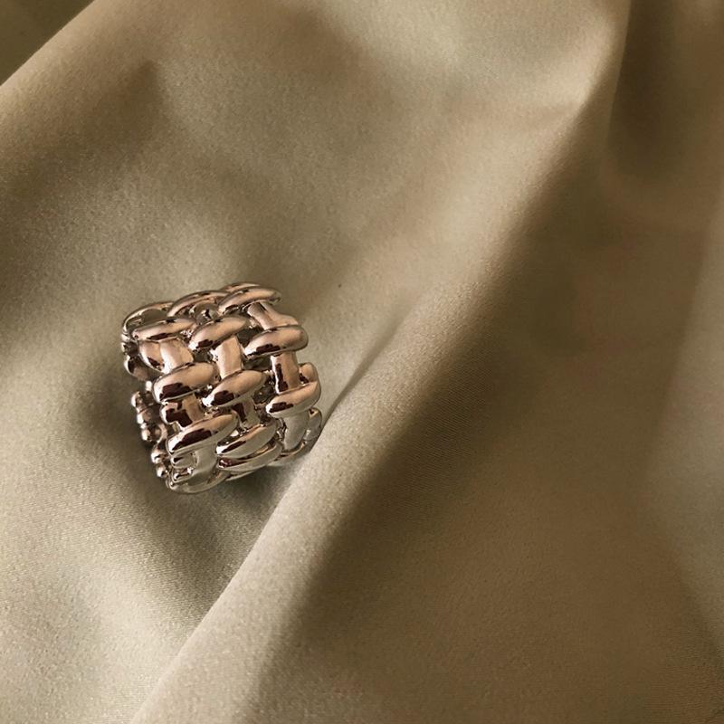 Silver Color Multilayer Simple Geometric Rings Charm Women Trendy Jewelry Vintage Party Accessories Gifts