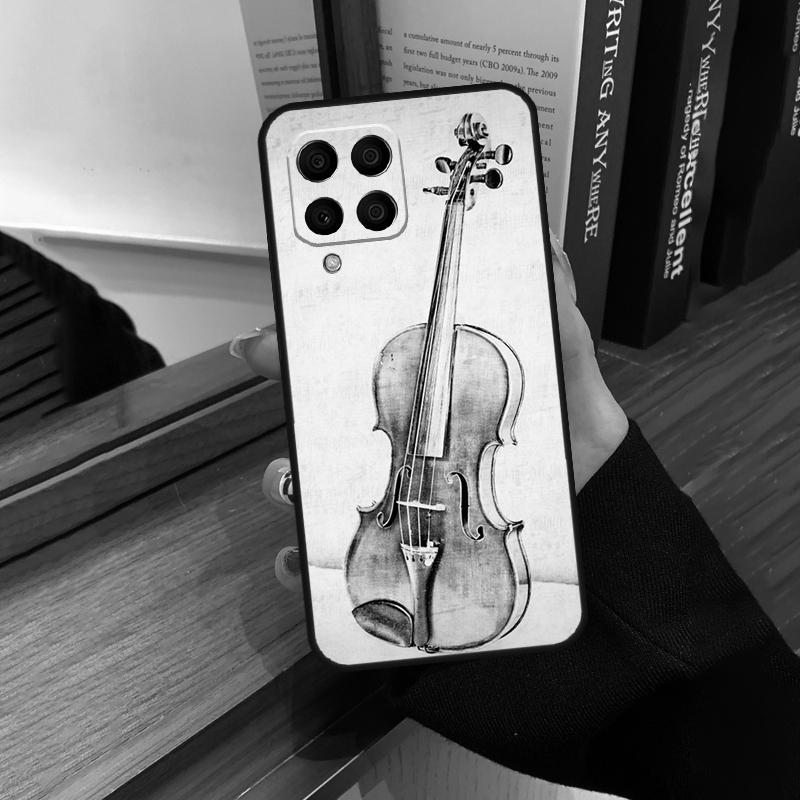 Music Violin Case For Samsung Galaxy M13 M53 M51 M31 M11 M14 M34 M54 M12 M32 M52 M16 M36 M56 M15 M35 M55