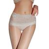 Silky Lace Waistband Black Pantyhose with Seamless Crotch and Delicate Mask Socks – Oily Aurora Skin Tone 