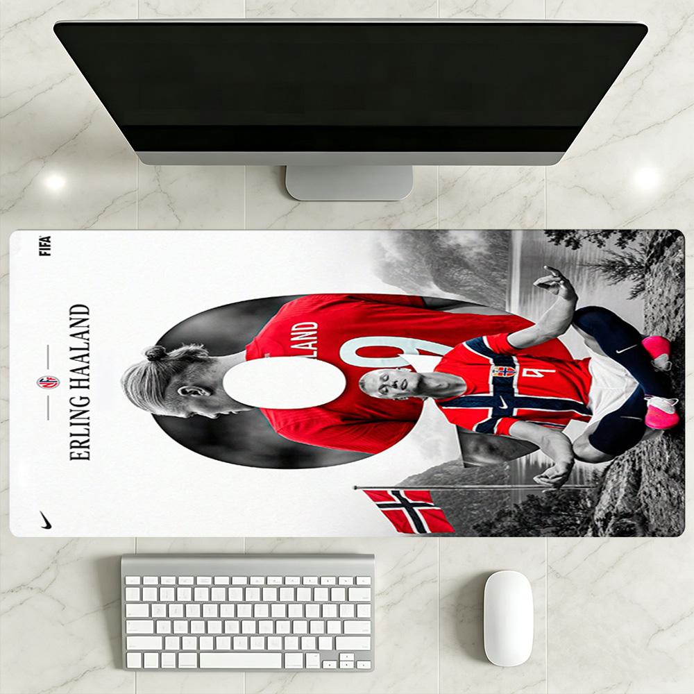 Haaland Large Mouse Pad Desk Mouse Pad Study Desk Mat Non-Slip Rubber Bottom Office Desk Accessory
