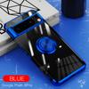 Electroplate Silicone Case Ring Stand For Google Pixel 8 8 Pro TPU Protection Cover Magnet Car Holder Shell On Google Pixel 8Pro