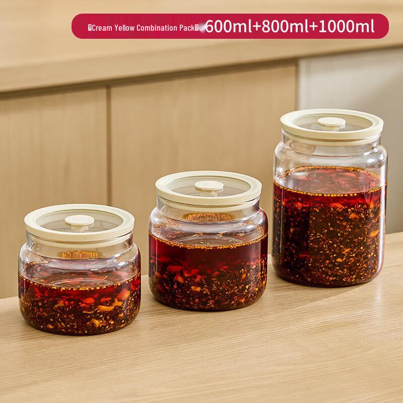 Heat-Resistant Glass Storage Jar with Lid