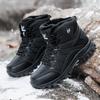TUINANLE Men's Winter High-Top Cotton Shoes: Warm Velvet, Outdoor Mountaineering, Casual Sports Footwear.