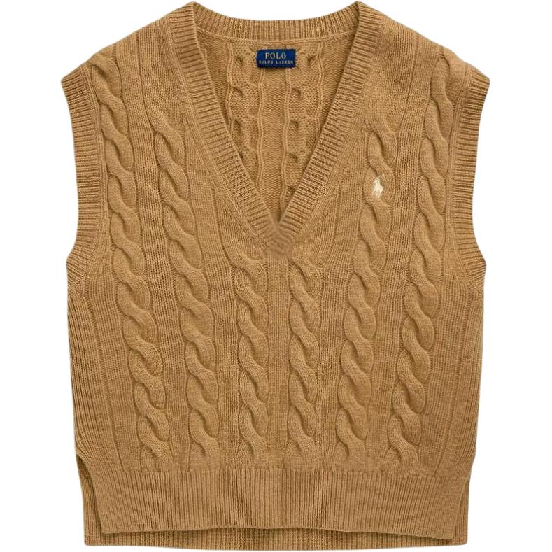 

Polo Ralph Lauren FW25 Однотонна майка без рукавів з V-подібним вирізом вільного крою Жіночі топи 211906370-501 S