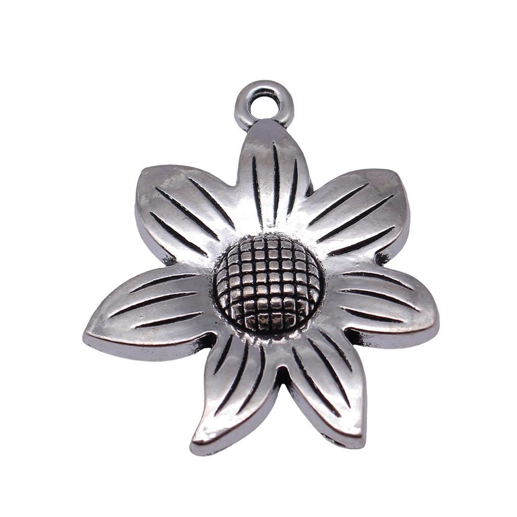 Flowers Of Life Charms Vintage Alloy Pendants For Nature Inspired Jewelry Making