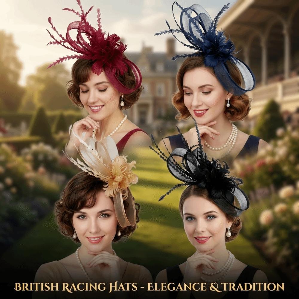 Elegant Horse Racing Festival Hat Headdress Flower Mesh Fascinator Hat Garden Party