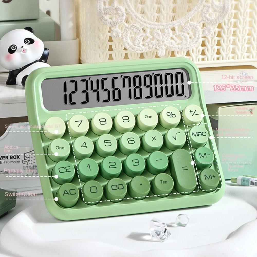 Mechanical Buttons Vintage Gradient Color Calculator Home Office