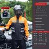 Rainproof Motorcycle Raincoat and Rain Pants Set, Two-Piece, Men'S, Fully Waterproof, Storm-Proof, Windproof, with Shoe Covers
