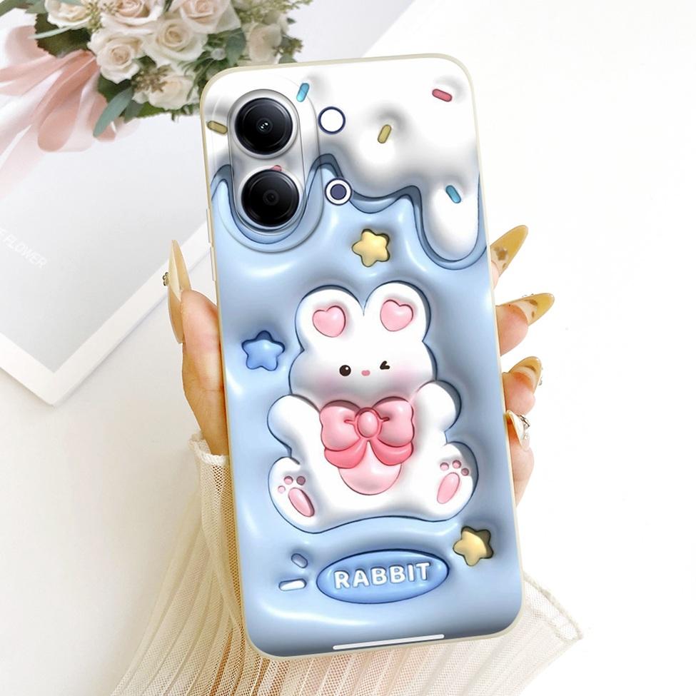 For Vivo Y05 Case Cover Luxury Fashion Cute Cartoon Funny Painted Silicone Funda For VivoY05 Casing