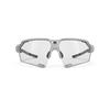 RUDYPROJECT DELTABEAT Sports Light Photochromic Sunglasses, Gray/Impx2 Black, SP747397-0000